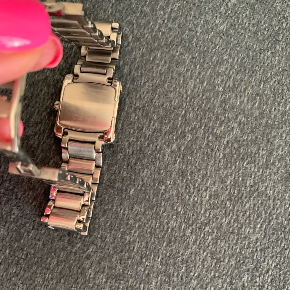 Bulova Diamond Accent Ladies Stainless Steel Watch - Picture 4 of 6